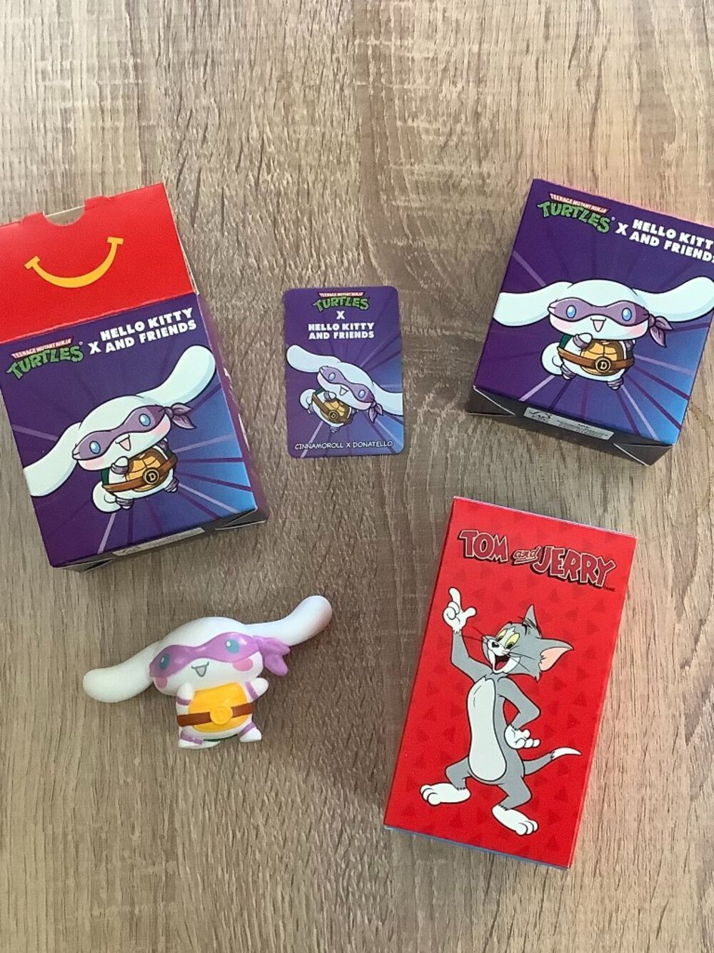 3/$10 McDonald's Hello Kitty Cinnamoroll  Tom n Jerry Happy Meal toys lot